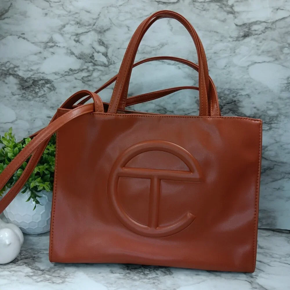 Telfar Medium Shopping Bag- Tan - Picture 10 of 10